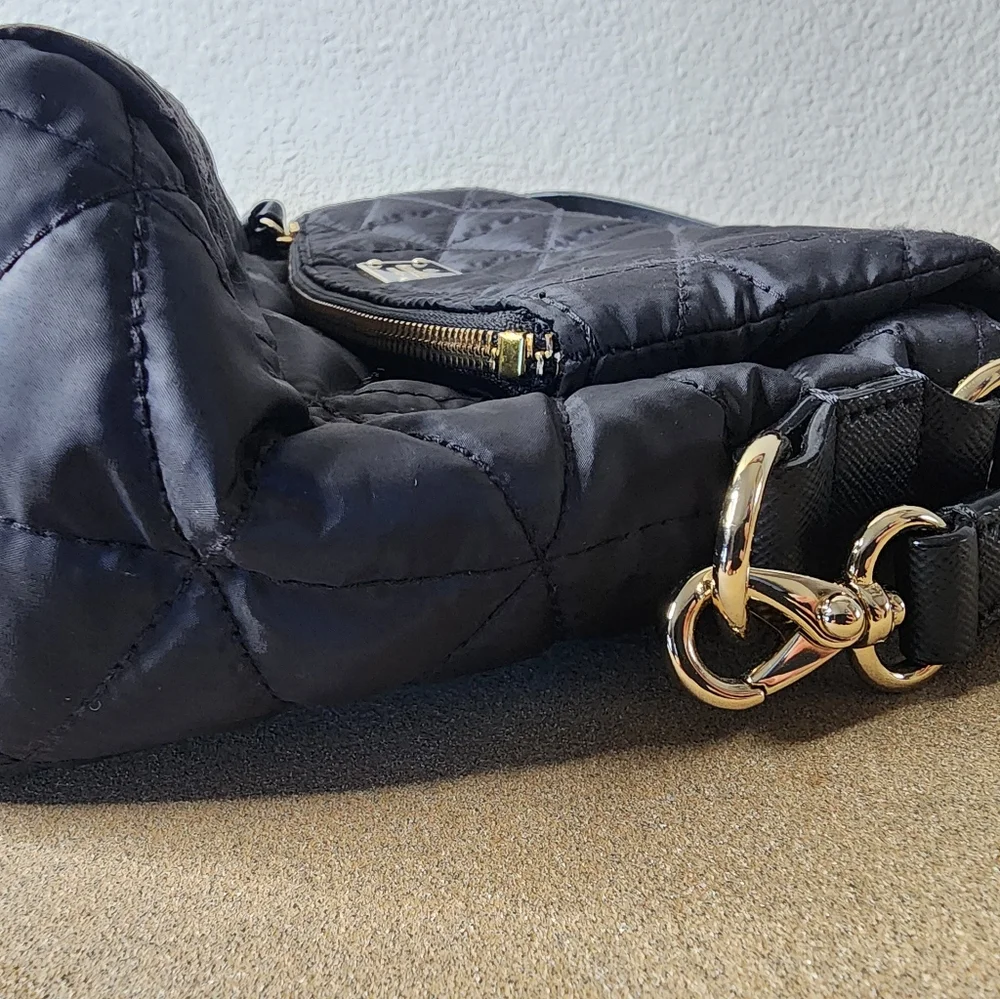 EUC Kate Spade Black Quilted  Two-way Crossbody